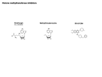 Histone methyltransferase inhibitors PPT Slide