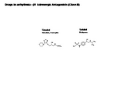 Drugs in arrhythmia - Beta 1 adrenergic antagonists PPT Slide