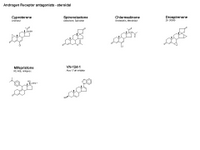 Androgen receptor antagonists - steroidal PPT Slide